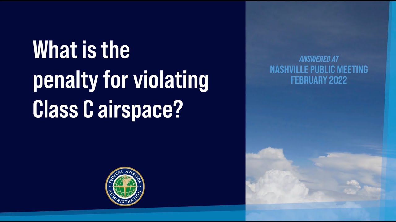 What is the penalty for violating Class C airspace?