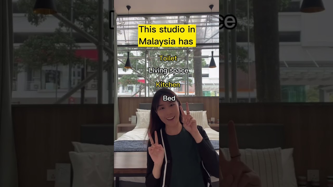Sneak peek of a studio unit in Malaysia😎 