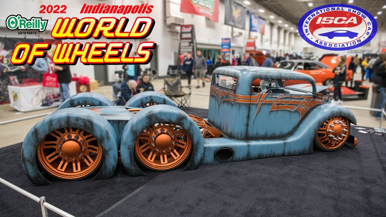 2022 Indianapolis World of Wheels Pt 1 | Street Rods, Muscle Cars, Race Cars & More | ISCA | 4K