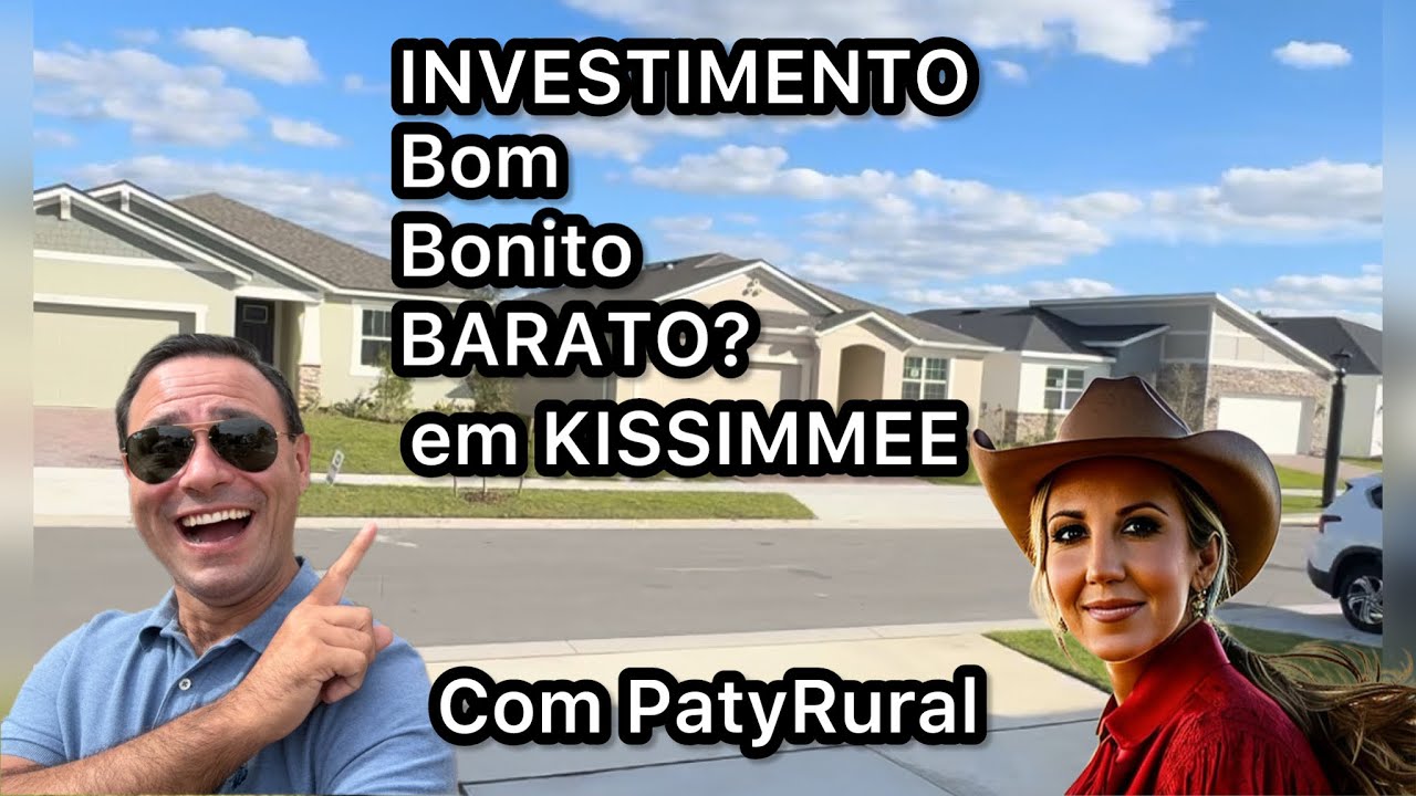 Está mudando para Kissimmee quer casa nova BARATA e um bom investimento imobiliário