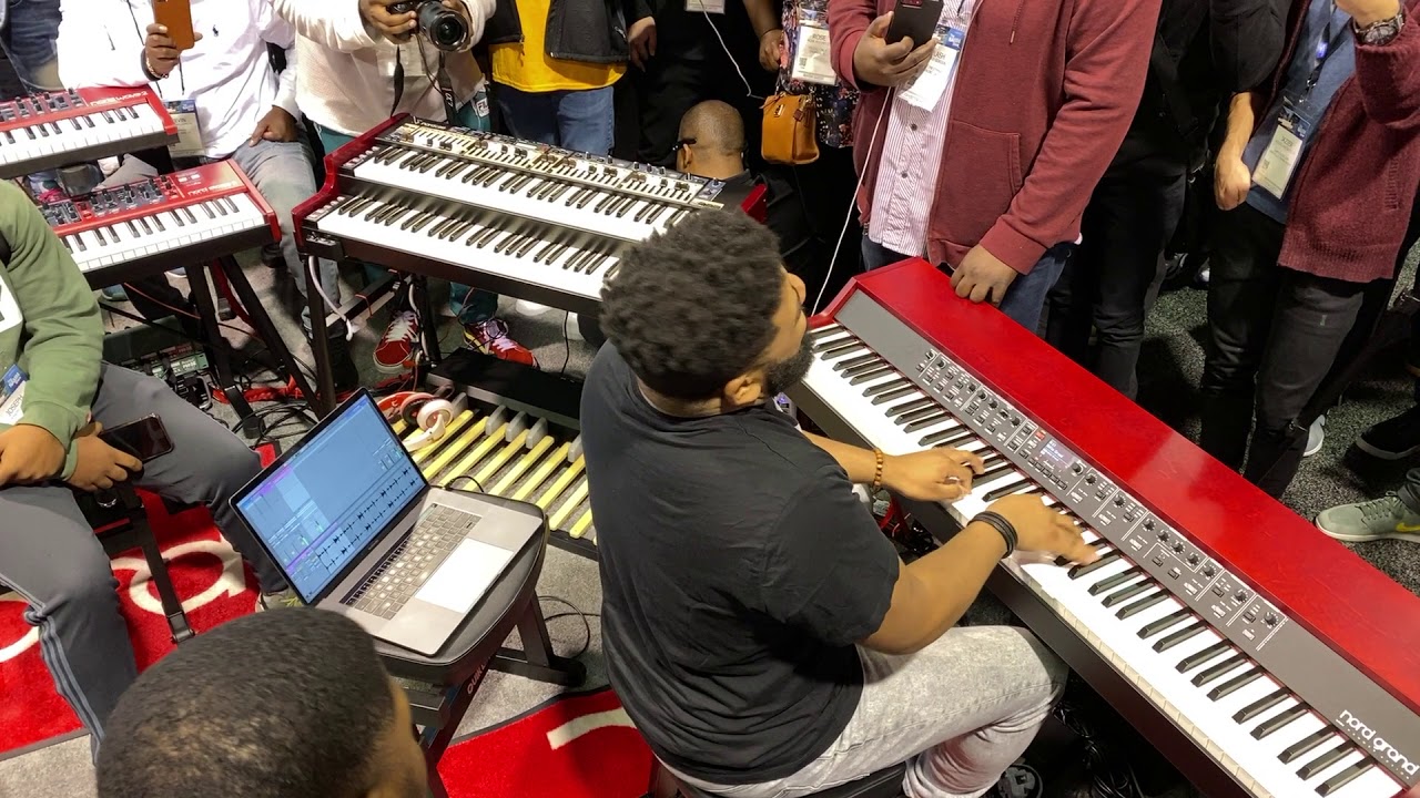 Glenn Gibson Jr at Nord NAMM 2020 Part #2