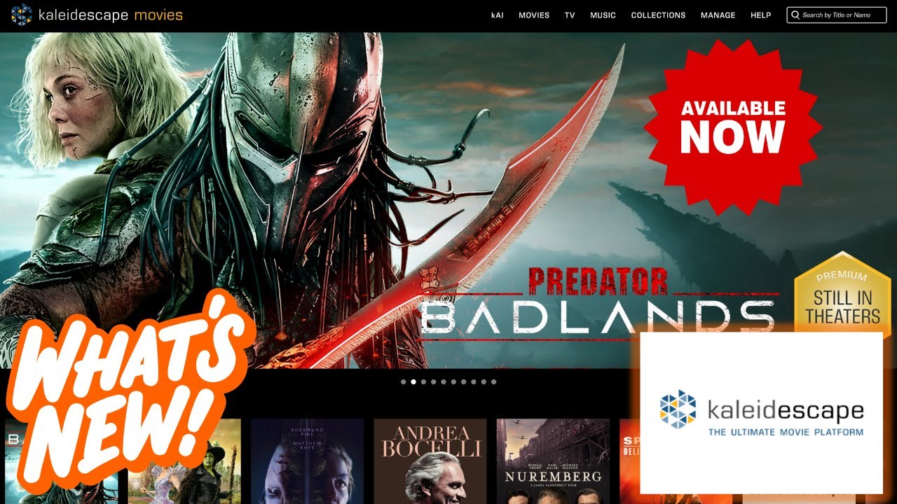 Вышел Predator: Badlands и советы по контентному набору | Что нового в Kaleidescape на 6 января 2...