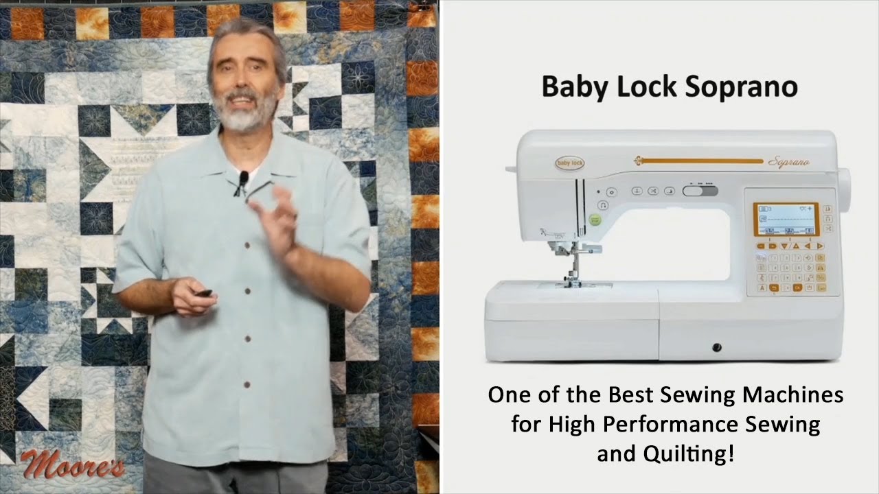 Baby Lock Soprano - одна из лучших швейных машин для квилтинга.