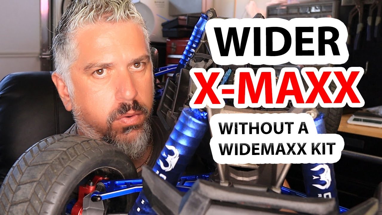 Traxxas X-Maxx Hack: How To Widen Without a WideMaxx Kit