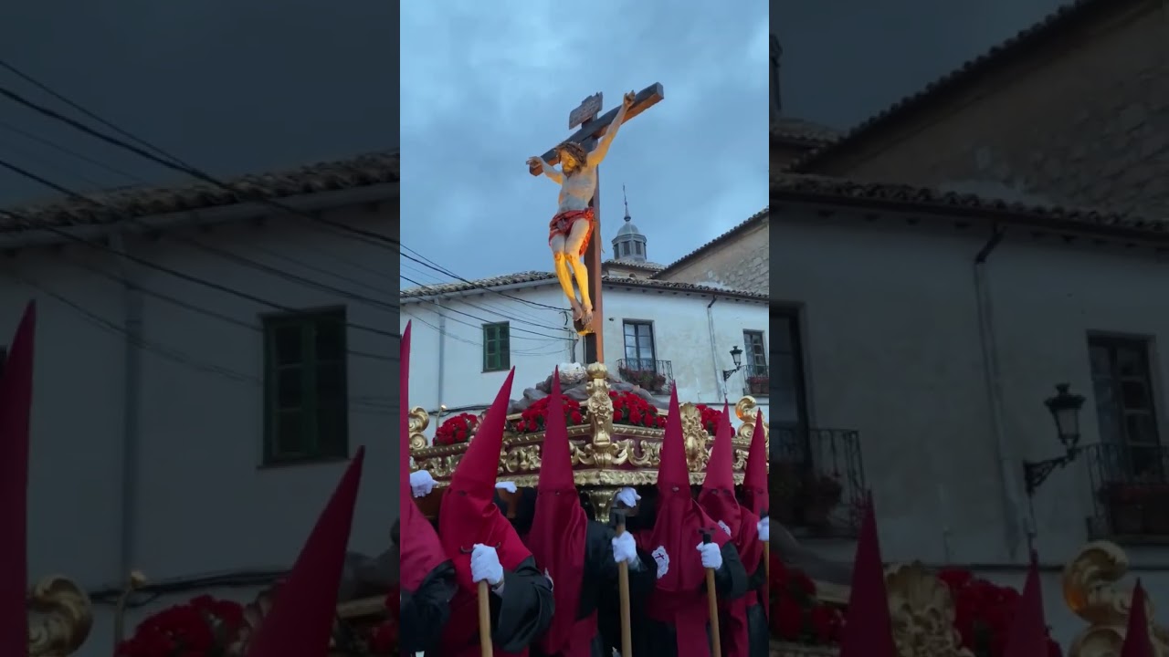 Video del cielo amenazando lluvia Viernes Santo 2025