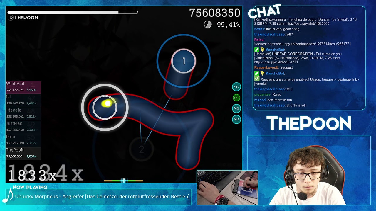 ThePooN | Unlucky Morpheus - Angreifer [Das Gemetzel der rotblutfressenden Bestien] 99.30% FC 693 PP
