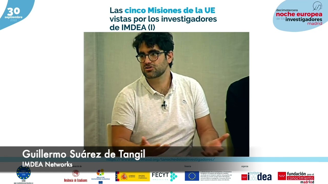 IMDEA Networks en European Researchers' Night 2022 - Reconstruir para mejorar