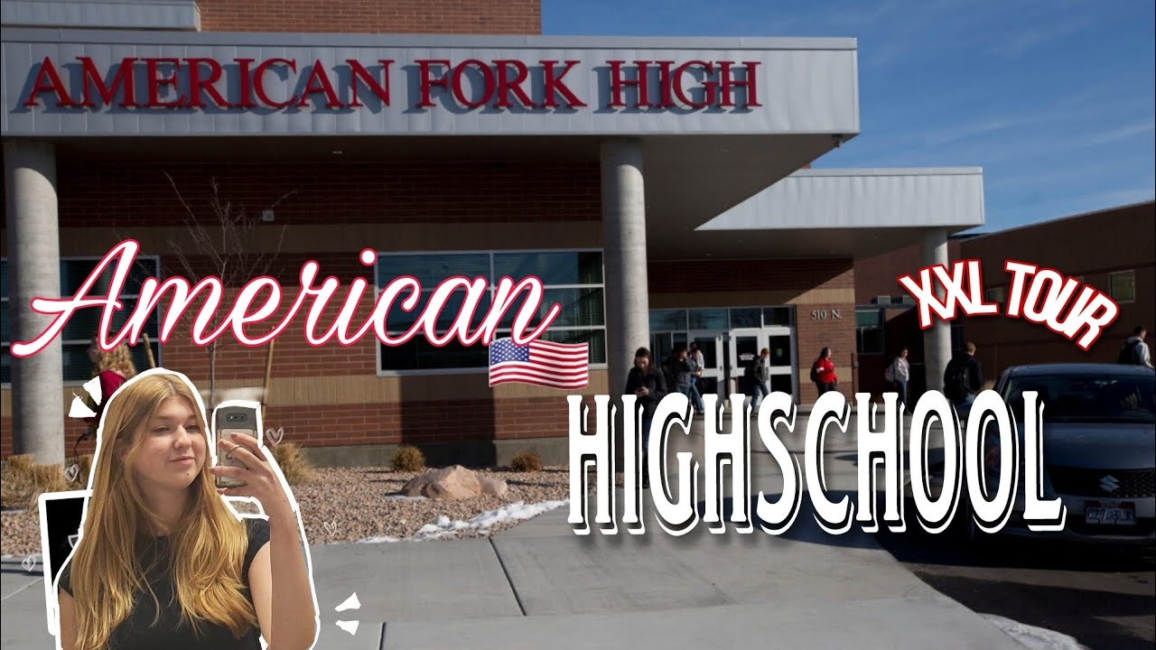 So sieht eine Amerikanische highschool wirklich aus??🇺🇸 XXL HIGHSCHOOL TOUR |Auslandsjahr 22/23