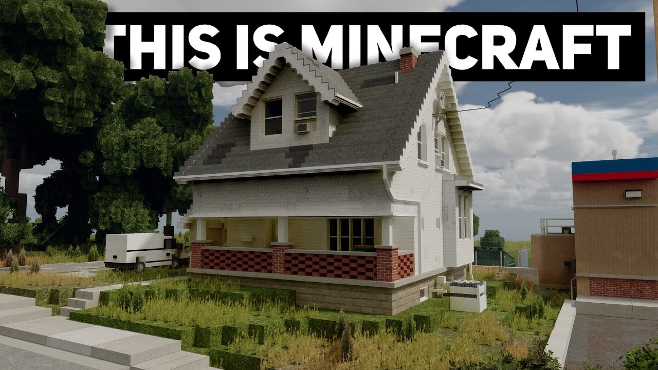 Строительство фотореалистичного города в Minecraft