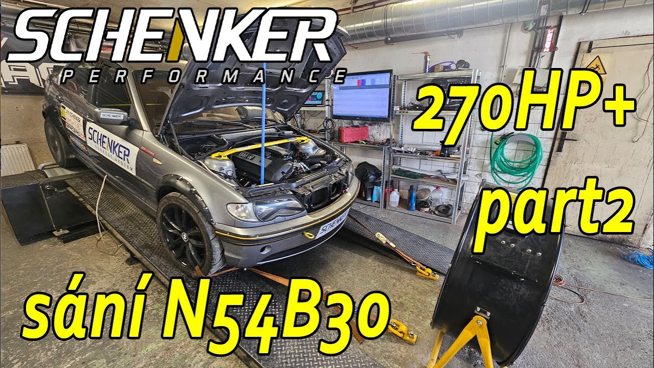 VLOG #60 - BMW e46 330i M54B30 intake N54B30 + DYNO part 2