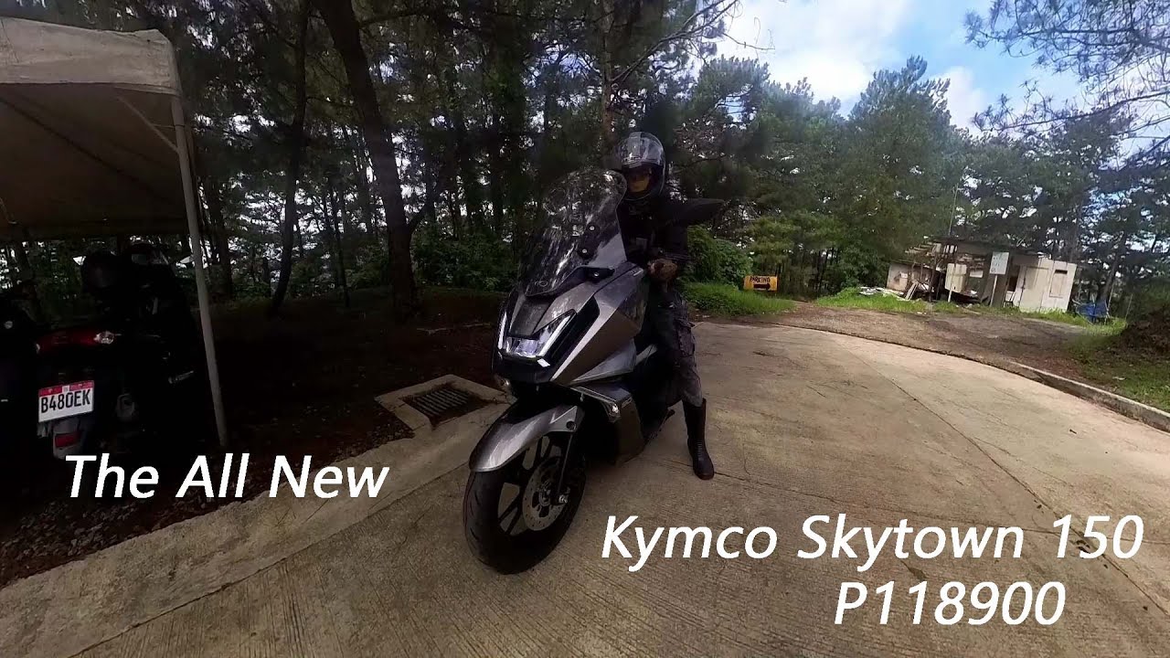 Kymco Skytown 150 review and test drive at Baguio Technohub | Lamang ang may alam.