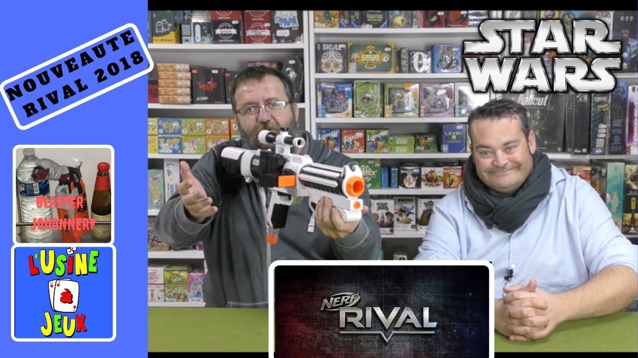 [REVUE] NERF RIVAL STAR WARS STORMTROOPER, AVEC L'USINE A JEUX. En Français fr.