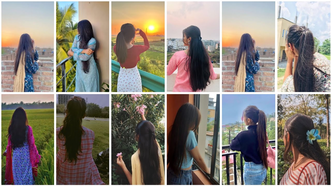 👑Girl's Back Dp || Stylish 🔥hidden face dpz ||🦋 Back💓 poses for girl's || Snapchat✨️👻 selfie poses
