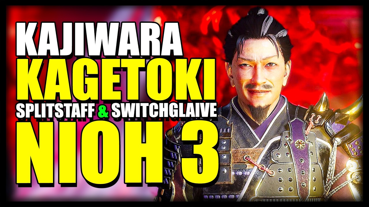KAJIWARA KAGETOKI | Splitstaff Switchglaive Build | Nioh 3 [Full Game]