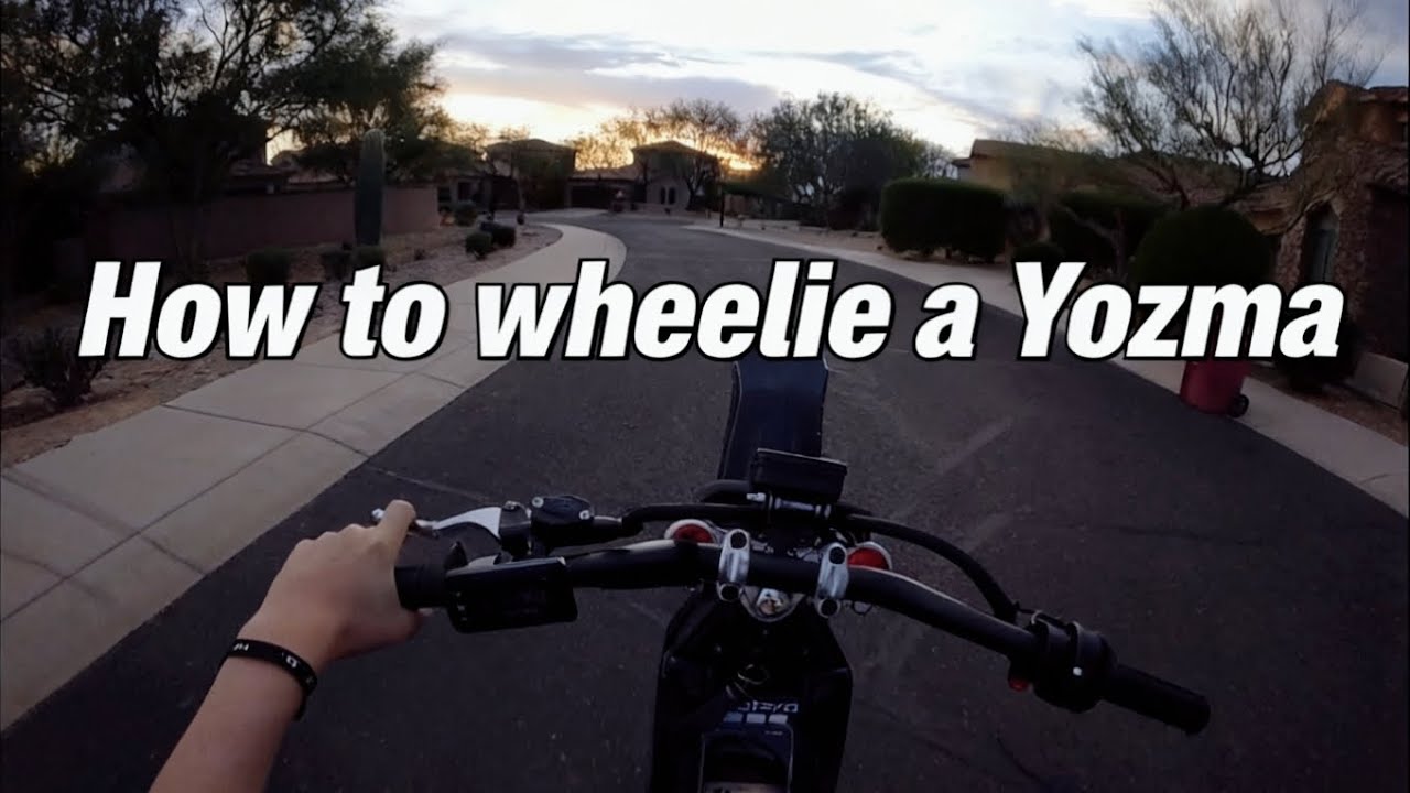 How to wheelie a yozma, valtinsu, and tuttio!
