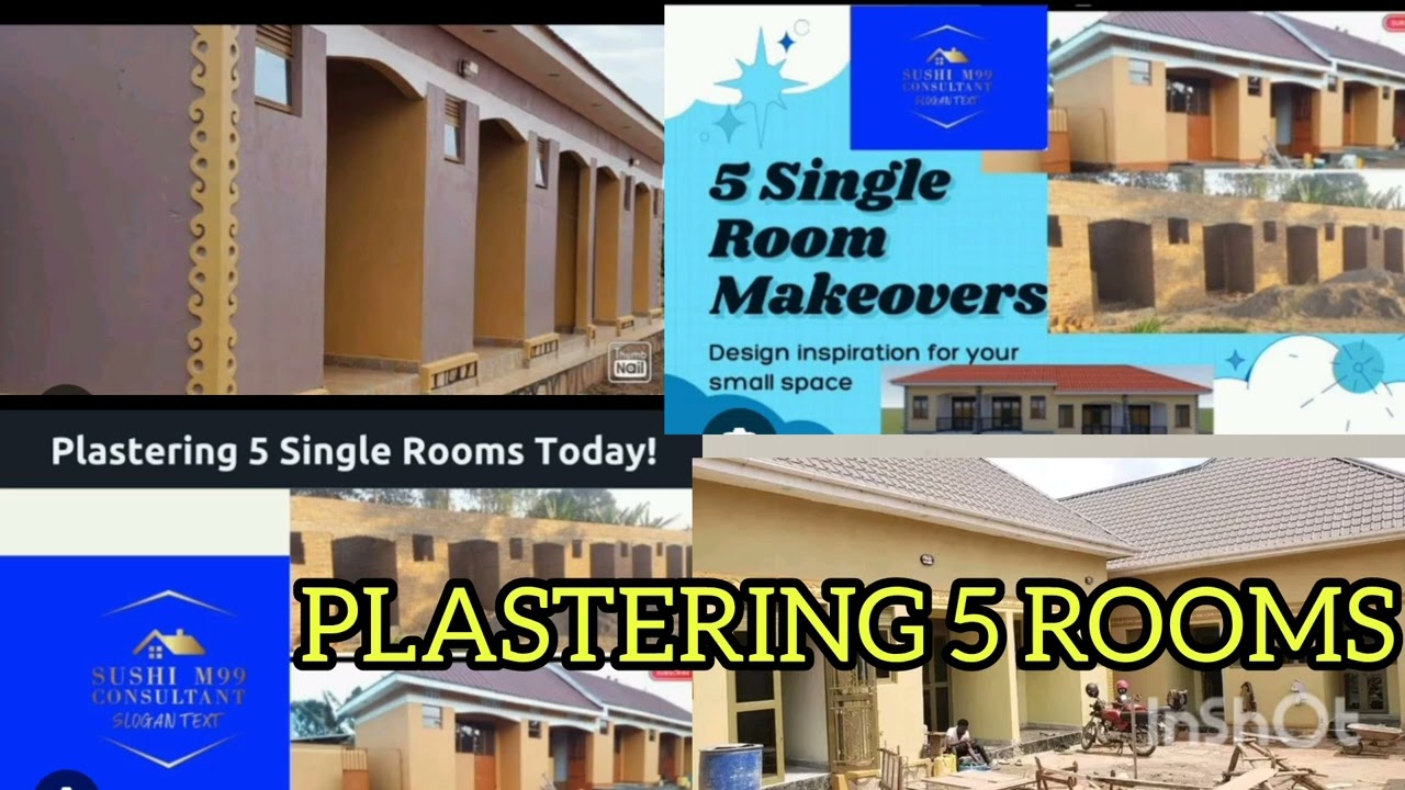 what you need to plaster the 5 single rental rooms in Uganda in today's Economy @sushim995