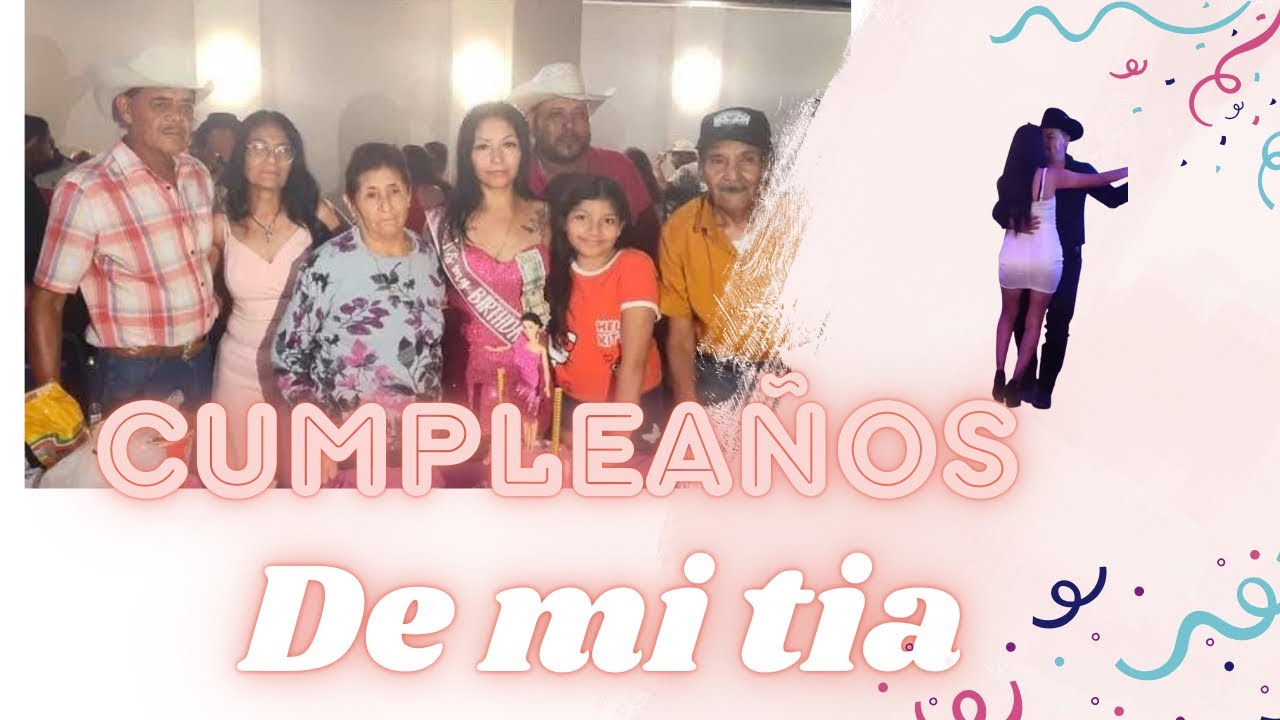 Cumpleaños en el 5to patio de mi tia 