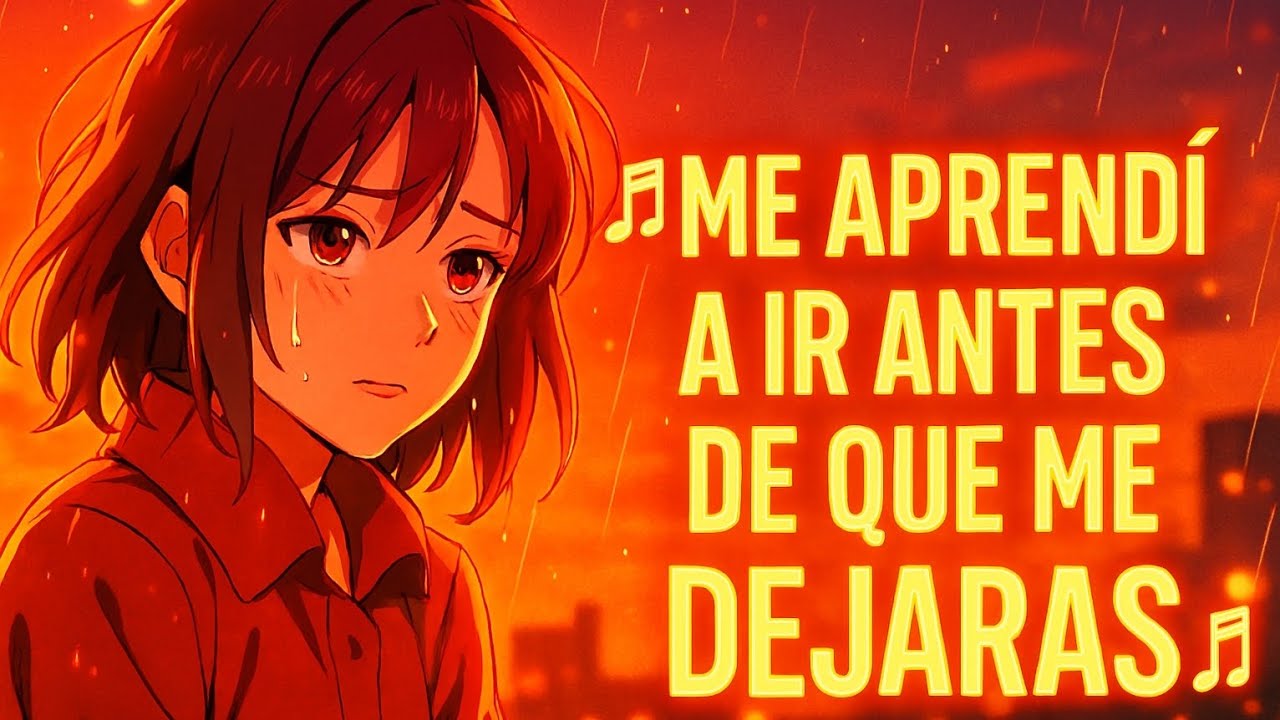 Me aprendí a ir antes de que me dejaras | Canción que duele en silencio