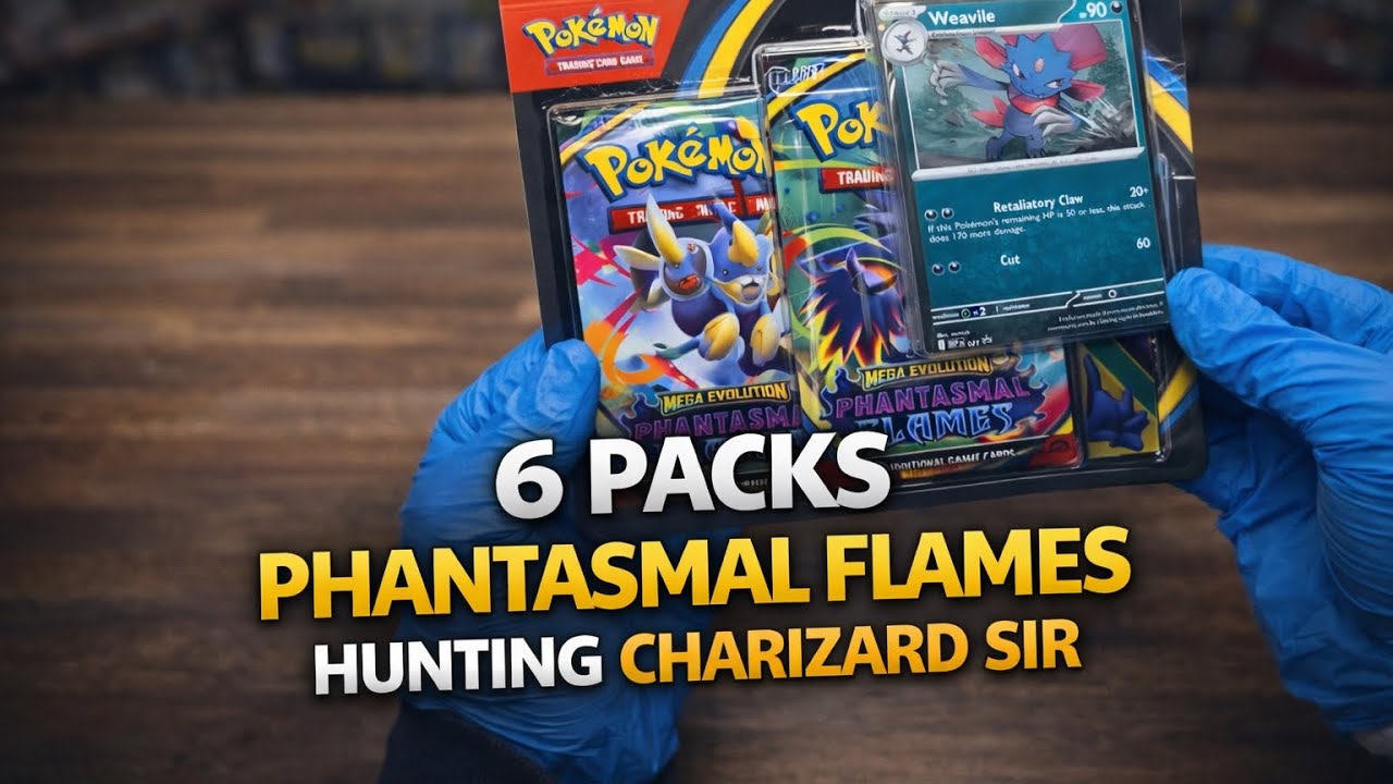 2 Pokemon Phantasmal Flames Check Lane Blisters Packs (6 packs total) | hunting Charizard SAR 