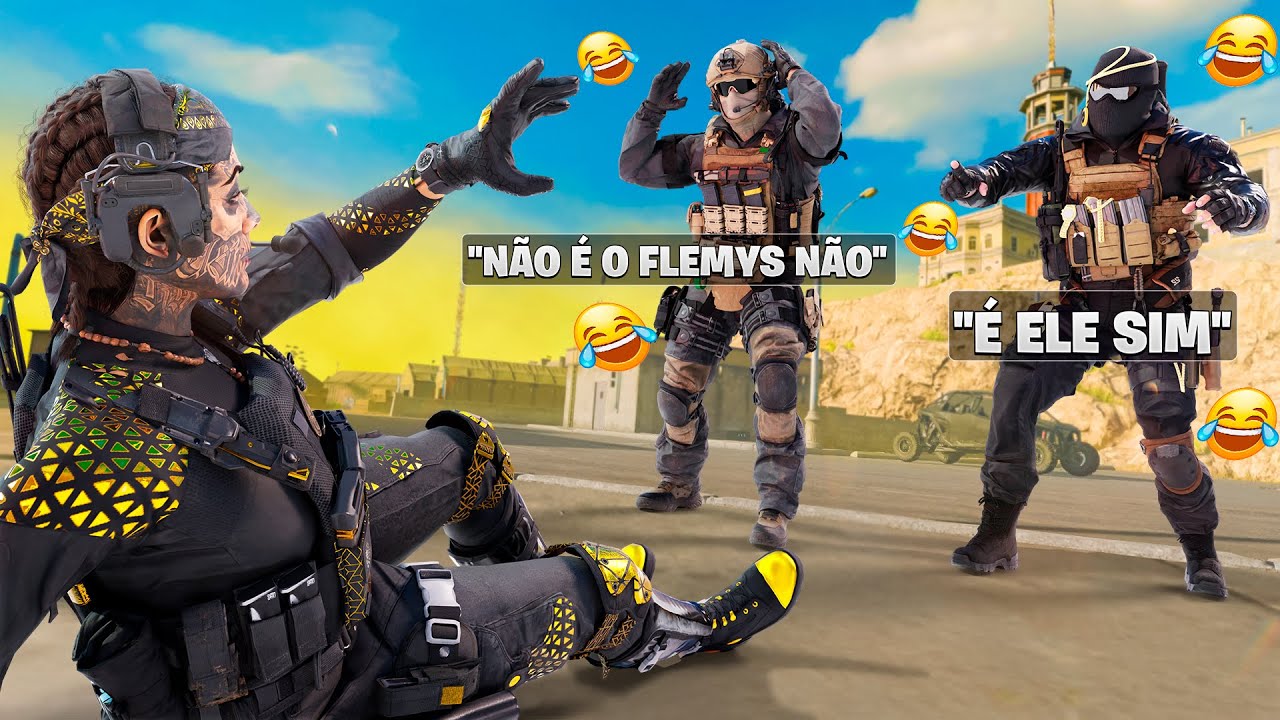 ''sua voz e gameplay é igual a dele'' (Flemys imitando o Flemys KKKKK)