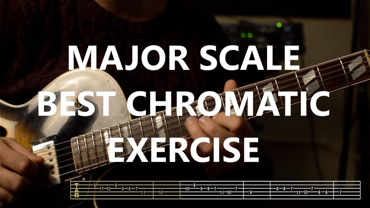 The best chromatic bebop exercise (with tabs)