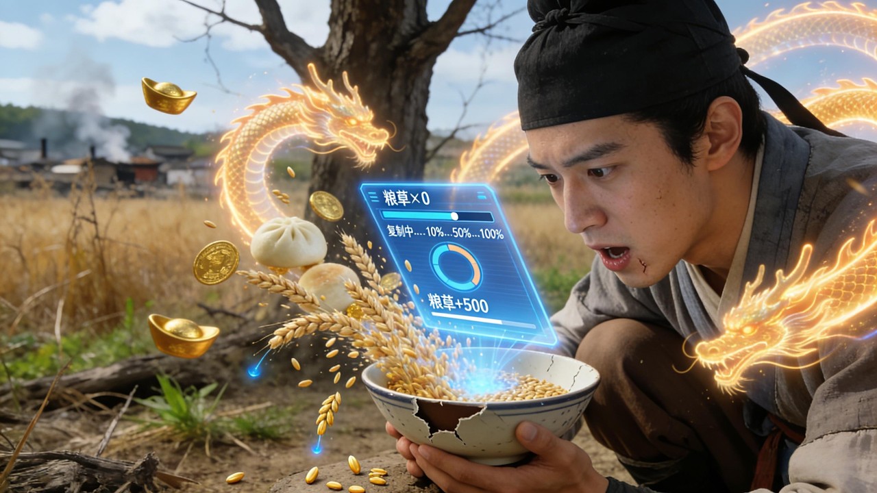 我穿成朱重八，乞丐開局一個碗！這碗竟是能複製萬物的聚寶盆？！🥣🏹