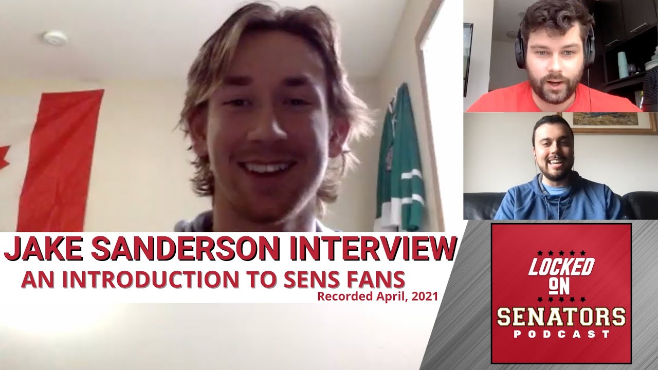 Jake Sanderson Talks Being Drafted By Ottawa, Playing at North Dakota + More (Recorded Apr 9, '21)