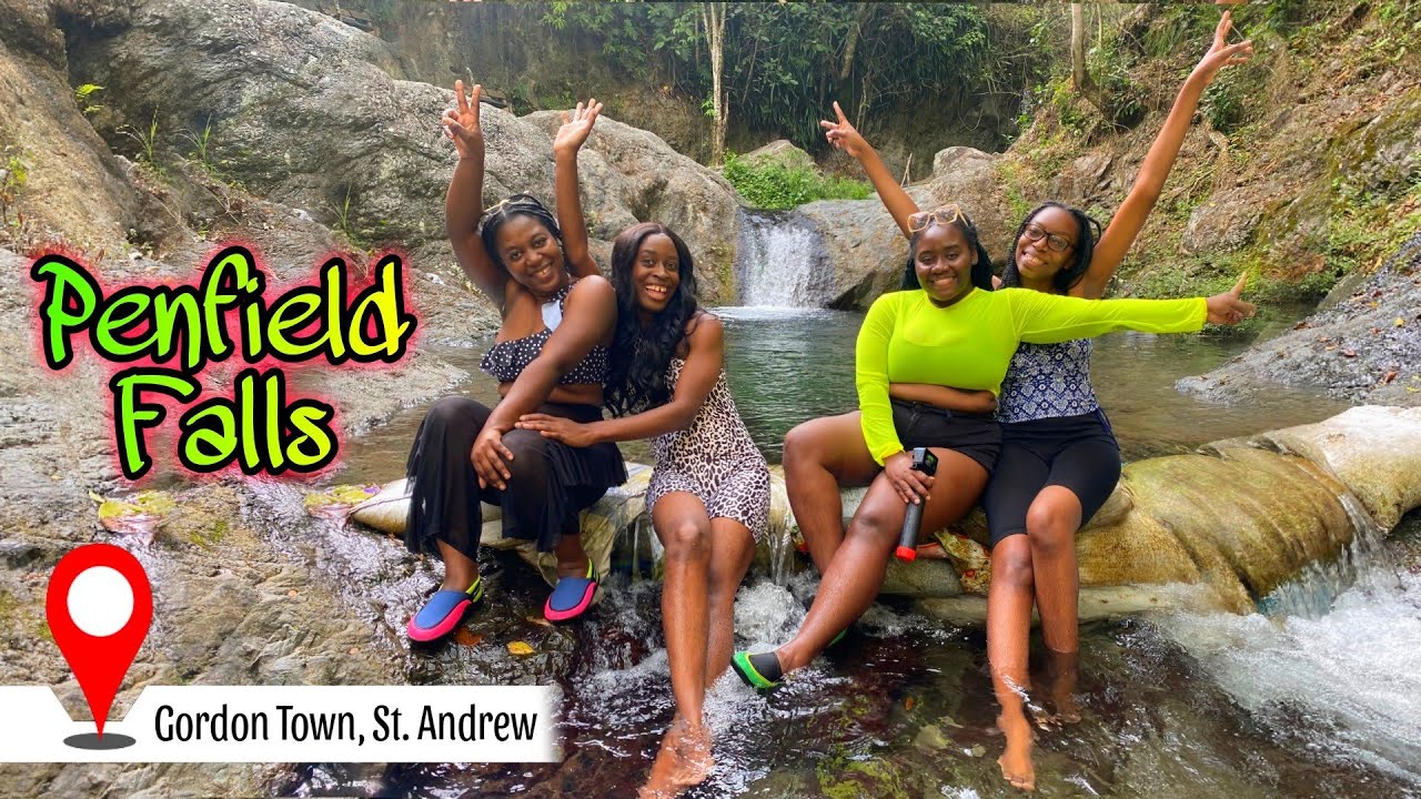 WE FOUND 4 HIDDEN WATERFALLS IN GORDON TOWN, ST. ANDREW | PENFIELD FALLS| RIVER VLOG |Shaddie B. TV