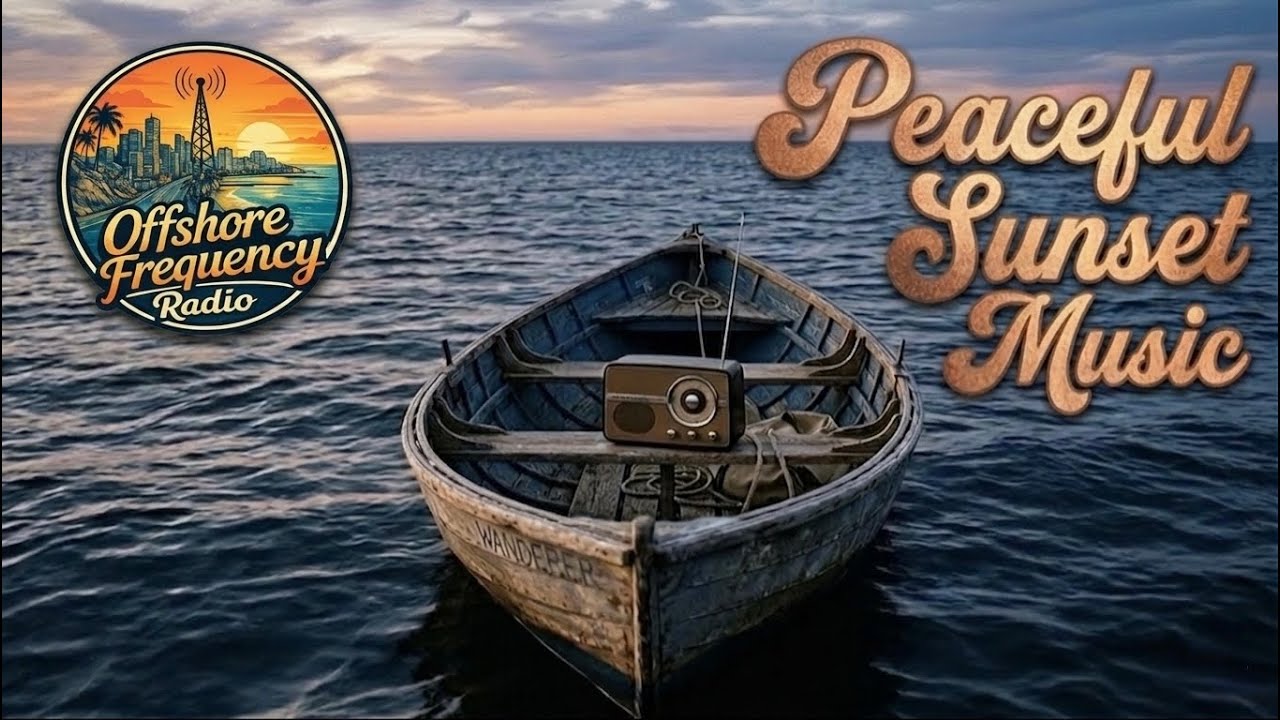 Peaceful Guitar, Piano & Harmonica Music 🌅 Relaxing Ocean Instrumental | Offshore Frequency Radio