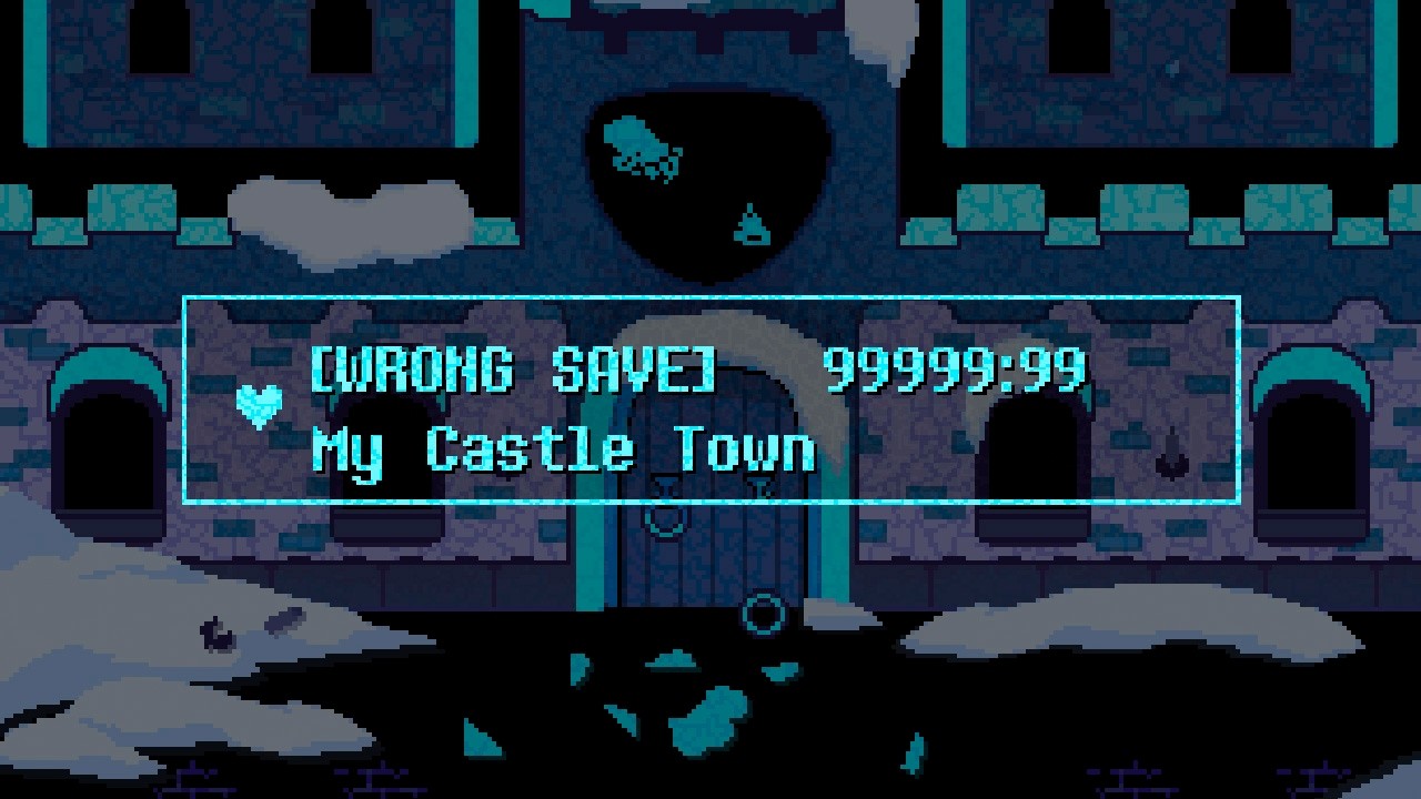 File Select &mdash; Post-Weird Route (DELTARUNE Chapter 5 Fan Animation)