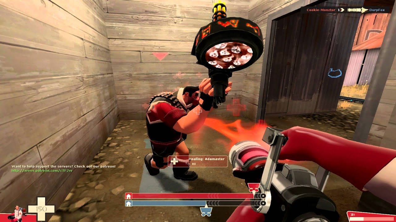 TF2: Custom Weapons! Fly as Pyro! 600 HP Overheal Medigun!