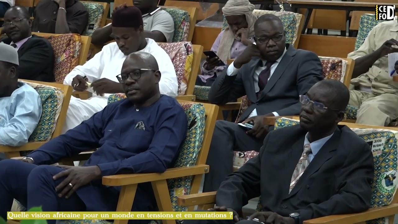 Conférence du Professeur Roger Koudé le 19 août 2022 au Cefod à N’Djamena (Tchad)
