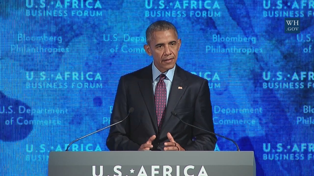President Obama Delivers Remarks at the U.S.-Africa Business Forum