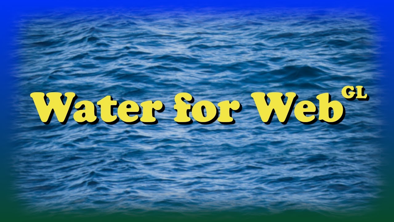 Water Texture in ThreeJS