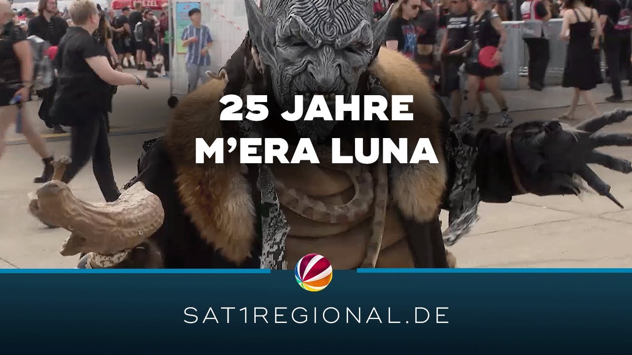 25 Jahre M’era Luna: Zehntausende Menschen feiern Goth-Festival in Hildesheim
