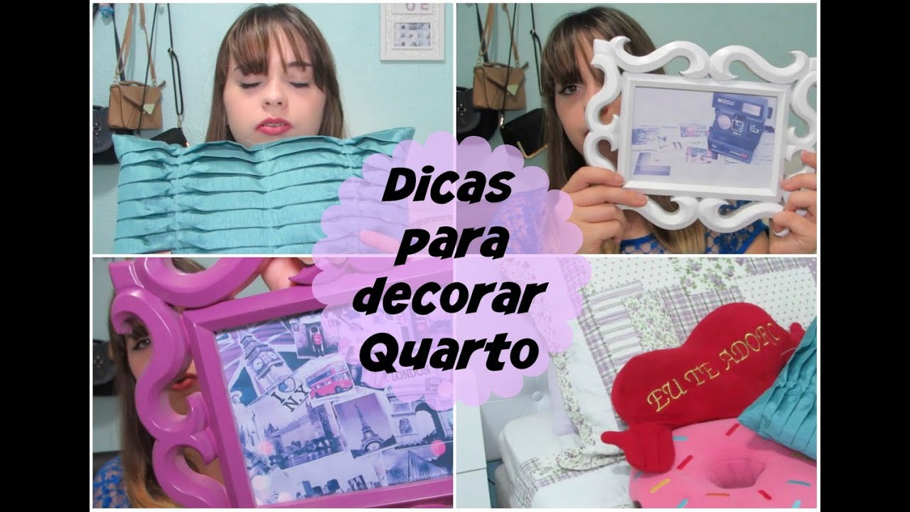 ♡ Dicas para Decorar seu quarto gastando pouco - Por Amanda Azevedo