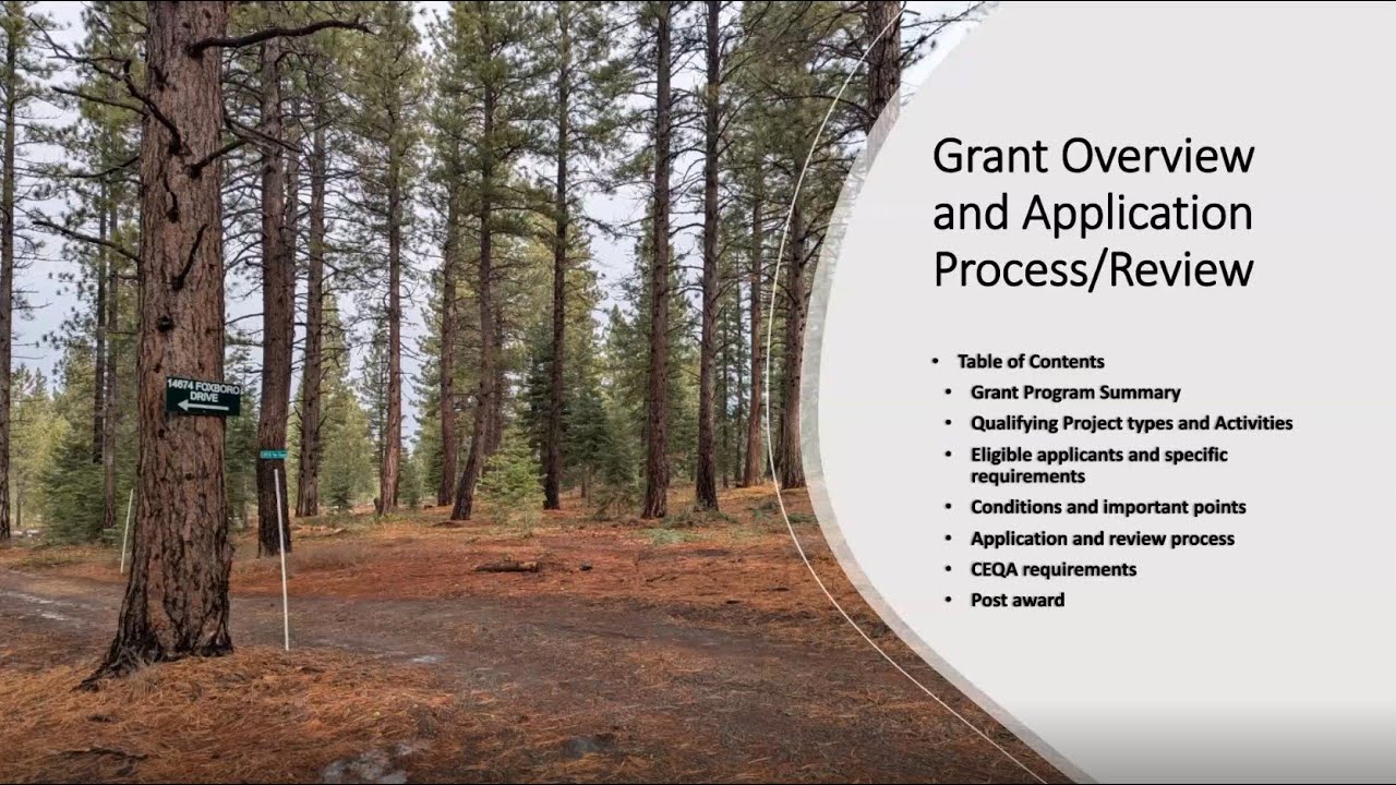 FY26/27 Community Wildfire Prevention Grant Workshop 1