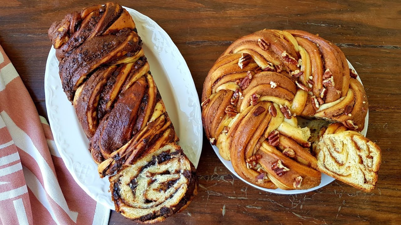 بابكا النوتيلا و اللوتس   Nutella and Lotus Babka