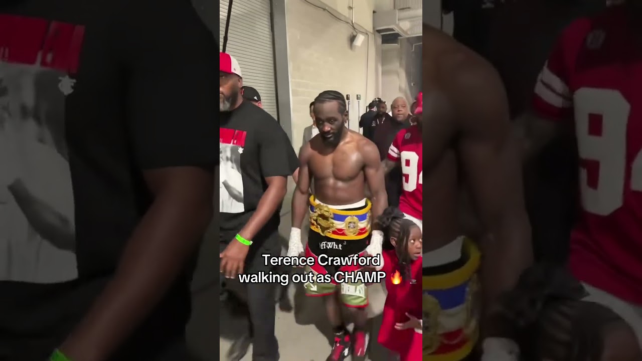 CHAMP 🥊 #CaneloCrawford