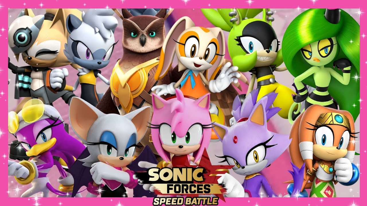 Sonic Forces Speed Battle: ALL GIRLS (Full Screen)♀️ Happy International Women's Day