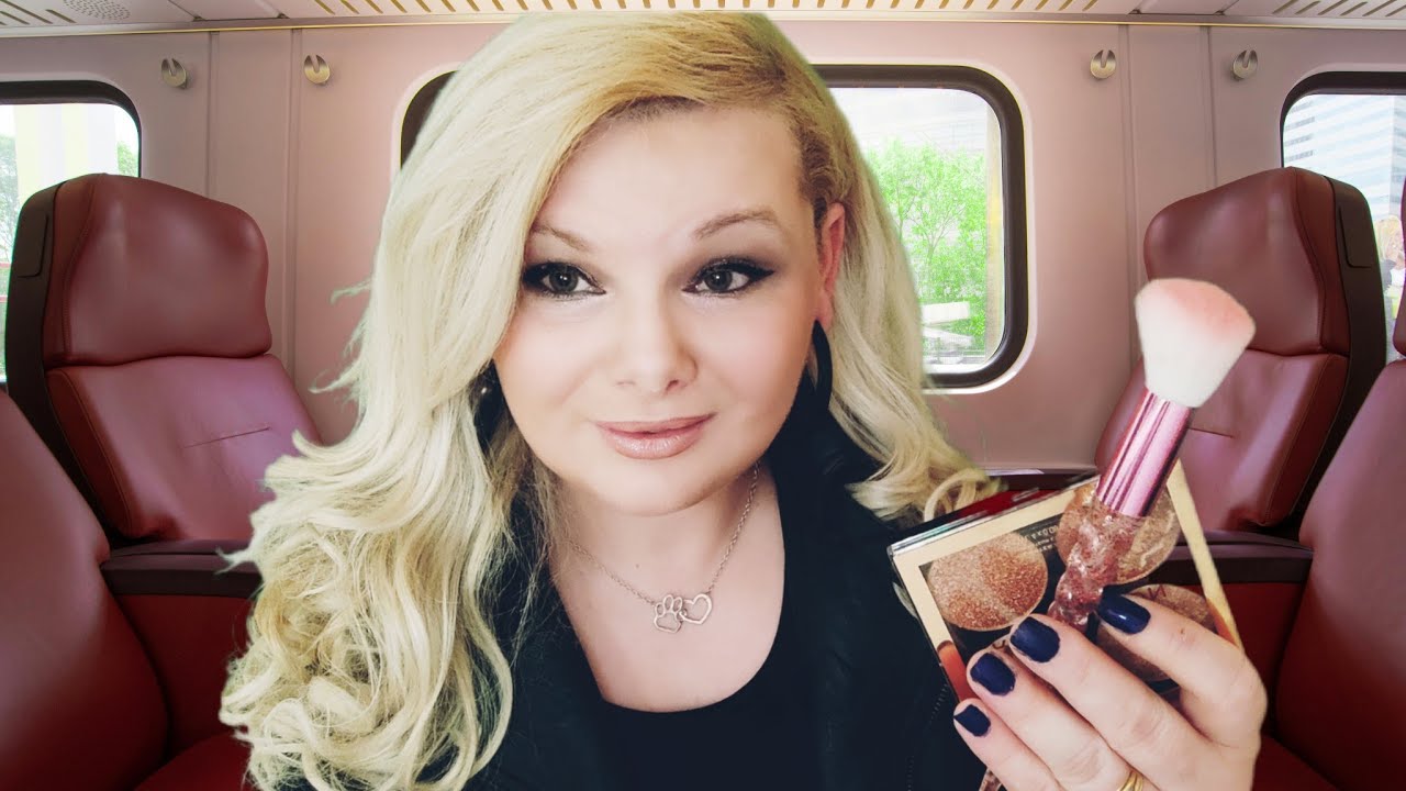 The Gentle Lady On The Train Does Your Make Up ASMR RolePlay Soft Spoken
