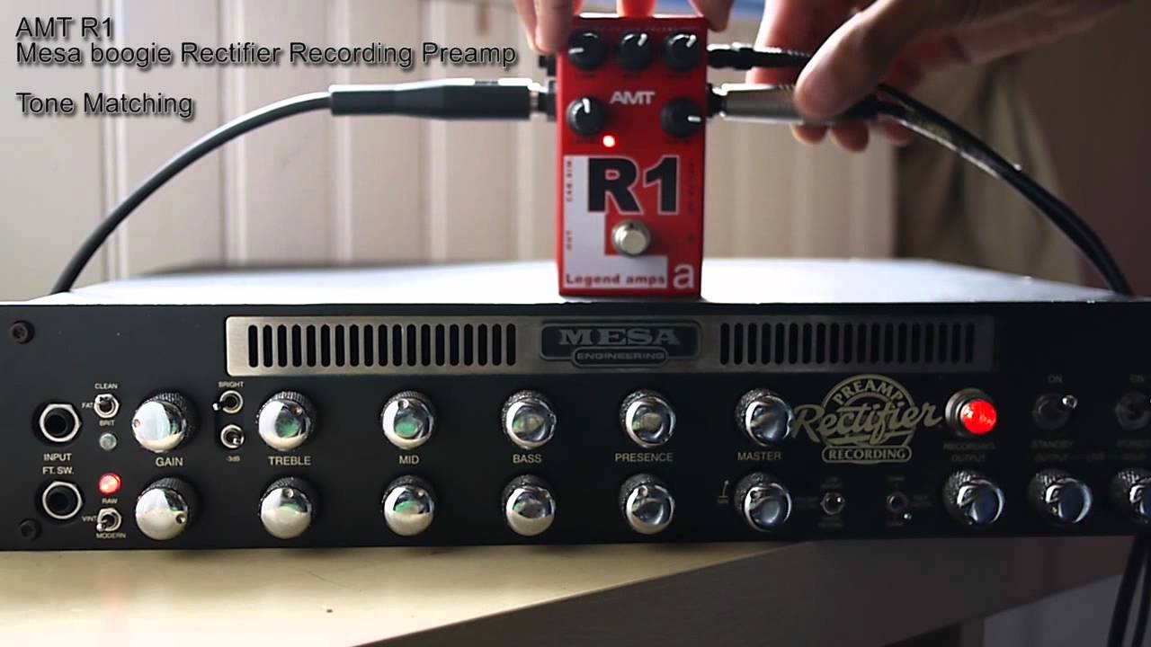 Tone Matching : AMT R1 MesaBoogie / RectoPreamp
