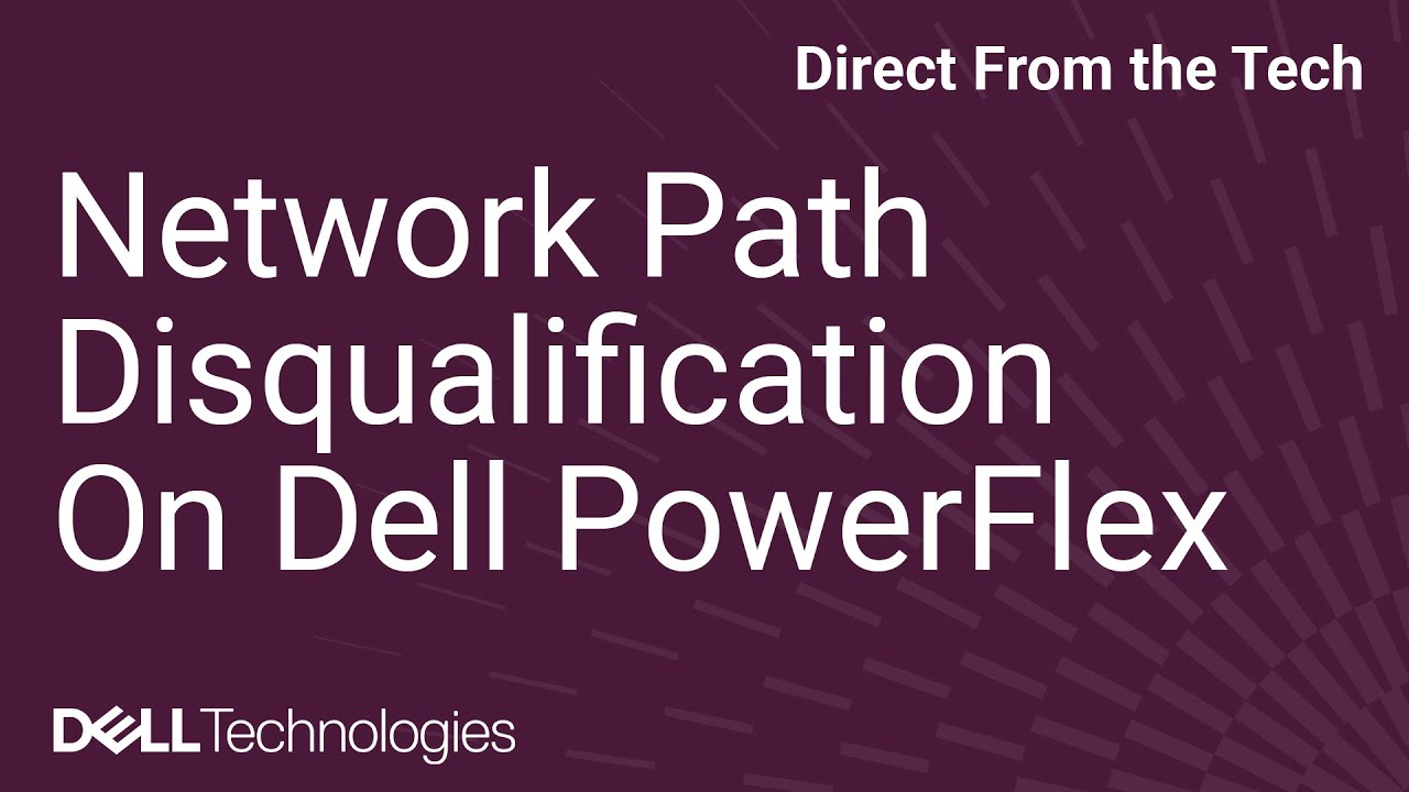 Proactive Network Disqualification in Dell PowerFlex: Enhancing System Performance