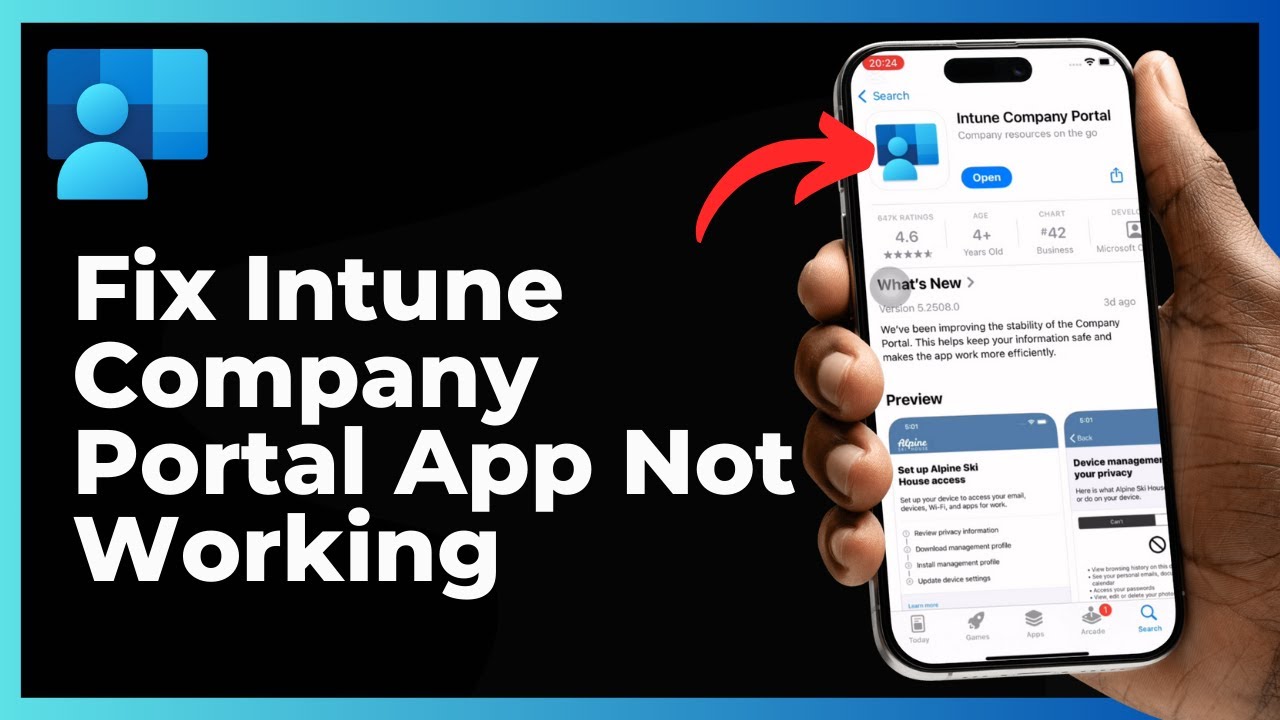 How To Fix Intune Company Portal App Not Working 2025 - Full Guide