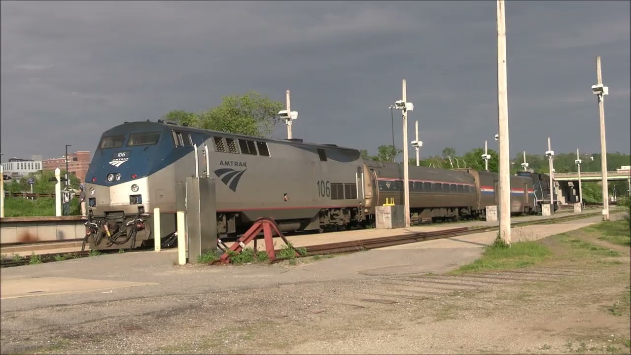 Amtrak Downeaster on the Mountain Division - Portland, Maine - May 2025