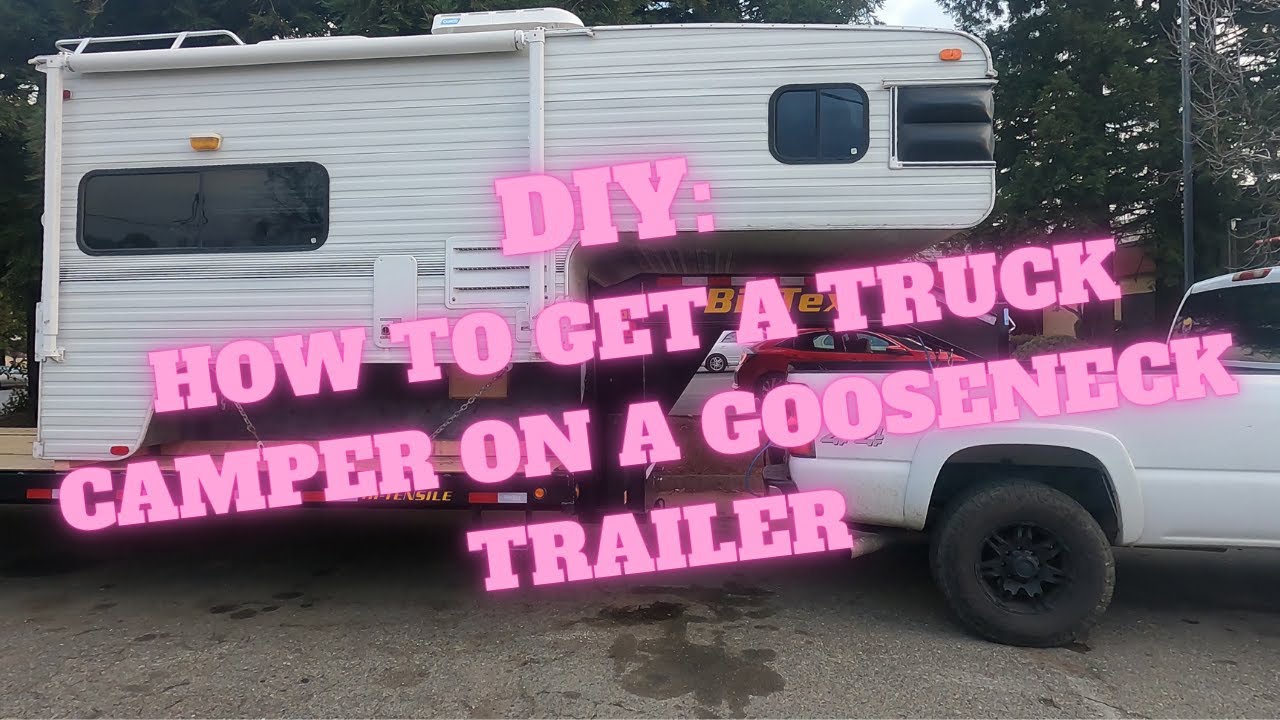 Crawler Hauler- DIY Install a Cabover Truck Camper on a Gooseneck Trailer