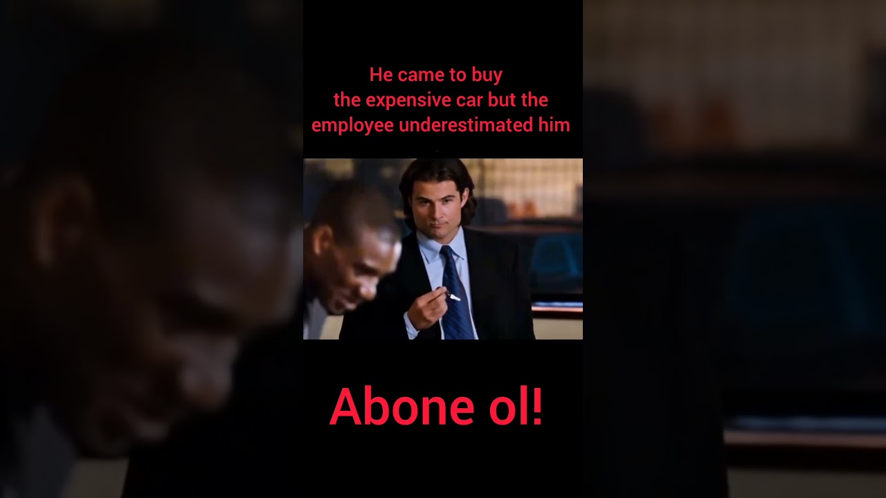 🎥He came to buy the expensive car but the employee underestimated him🤣