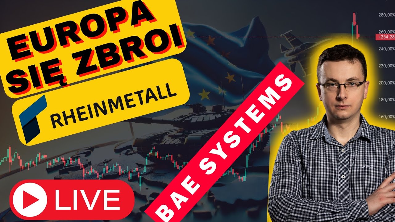 🔴Europa Się Zbroi - Europejskie Koncerny Zbrojeniowe. Które Akcje Wygrają w tym Konflikcie?