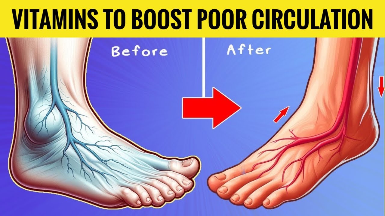 Top 5 Vitamins To Boost Legs and Foot Circulation Instantly!