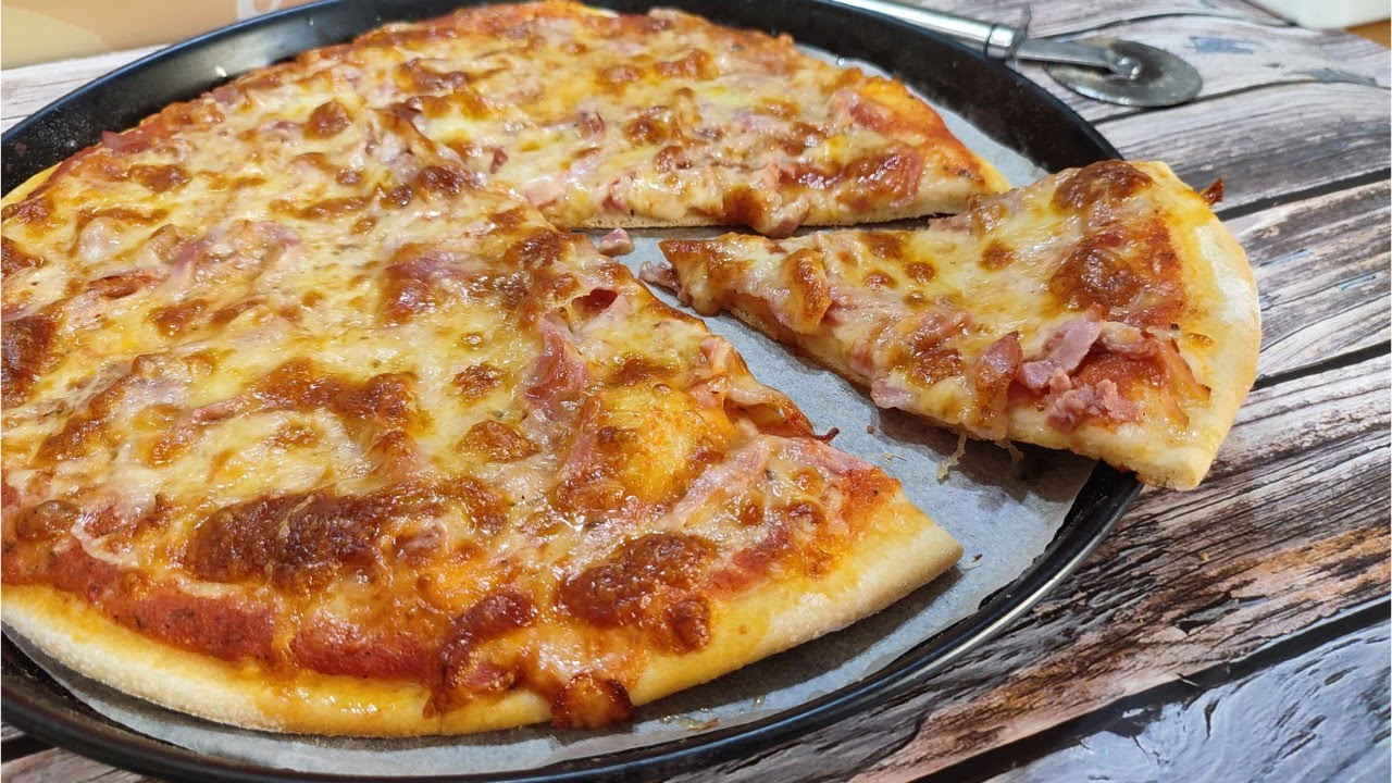 MASA DE PIZZA CON AGUA CON GAS + FERMENTAR EN MAMBO!!! Base crujiente 💯% recomendable!!!!
